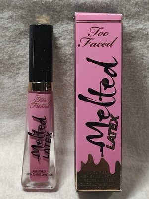 #ad Too Faced Melted Latex Liquified High Shine Lipstick. “peekaboo” *Discontinued* $49.99