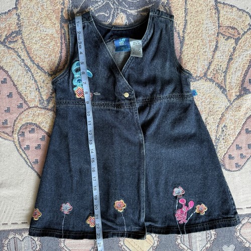 2000’s Blues Clues Girls Denim Embroidered Dress (Size 6X) - Picture 15 of 15