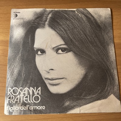 VINYL SCHALLPLATTE 45 UMDREHUNGEN ROSANNA BRUDER SOHN DER LIEBE - HEUTE ABEND DU UND ICH