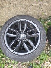 MINI Cooper R60 R61 17" Black Alloy Wheels 7J–5‑Star Double Spoke R124 Genuine