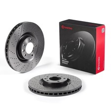 2x BREMBO Bremsscheibe PRIME LINE - UV Coated 09.B806.11 f&uuml;r MERCEDES KLASSE AMG