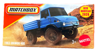 Matchbox 1963 Mercedes Benz Unimog U 406 81/125 Power Grabs 2026 1:64 Modellauto