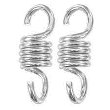 2Pcs Galvanized Steel Swing Spring Set for Hanging Chairs Hammocks Porch Use