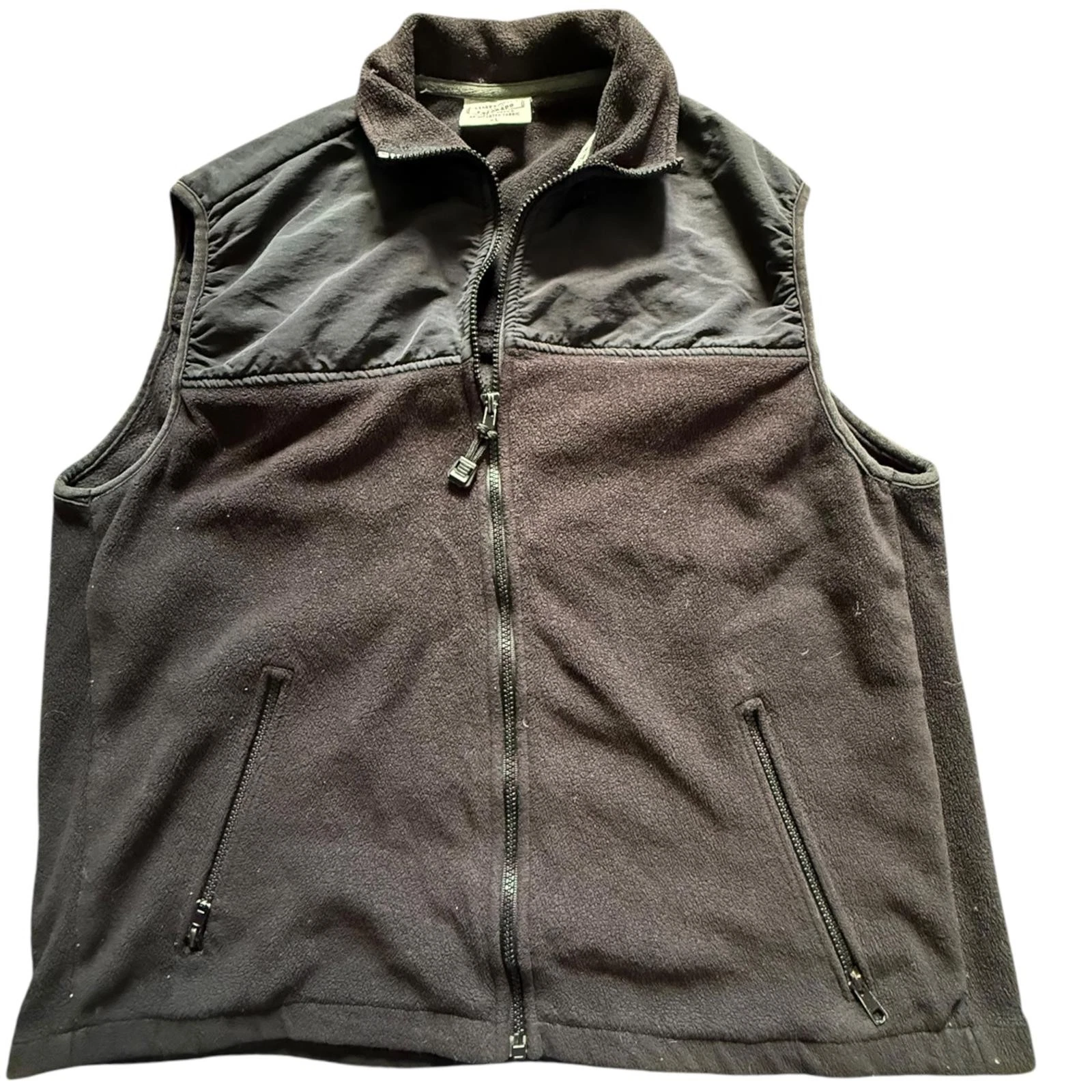 Timberline Colorado XL black fleece zip vest outdoor layering hiking casual wear