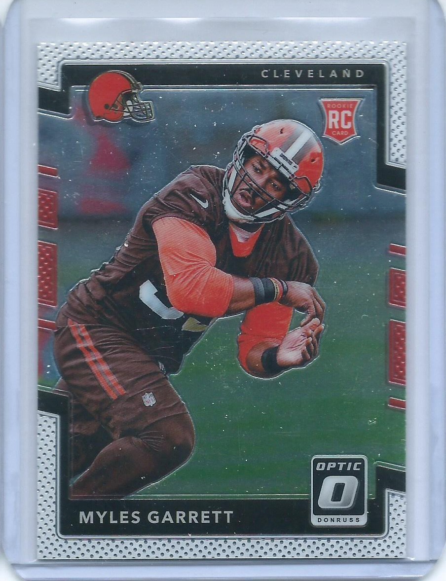 2017 Donruss Optic Myles Garrett RC #106 Browns Base Rookie DPOY