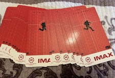 The Running Man IMAX Collectible Two Movie Promo Ticket Cards IMAX