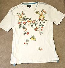 Vivienne Westwood Lee Jeans Collaboration T-Shirt Floral Graphic Tee Size XL