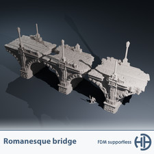 Romanesque Bridge | Wargame Scatter Terrain |...