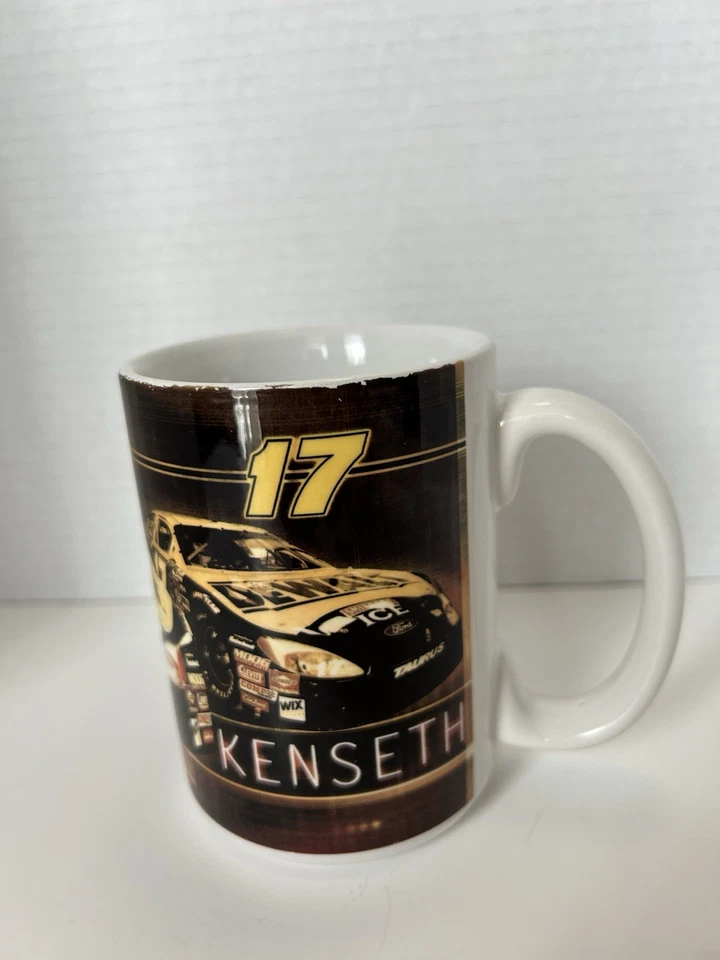 Vintage MATT KENSTEH #17 Dewalt NASCAR Collector's Ceramic Mug Cup 2000's - Image 3 of 3