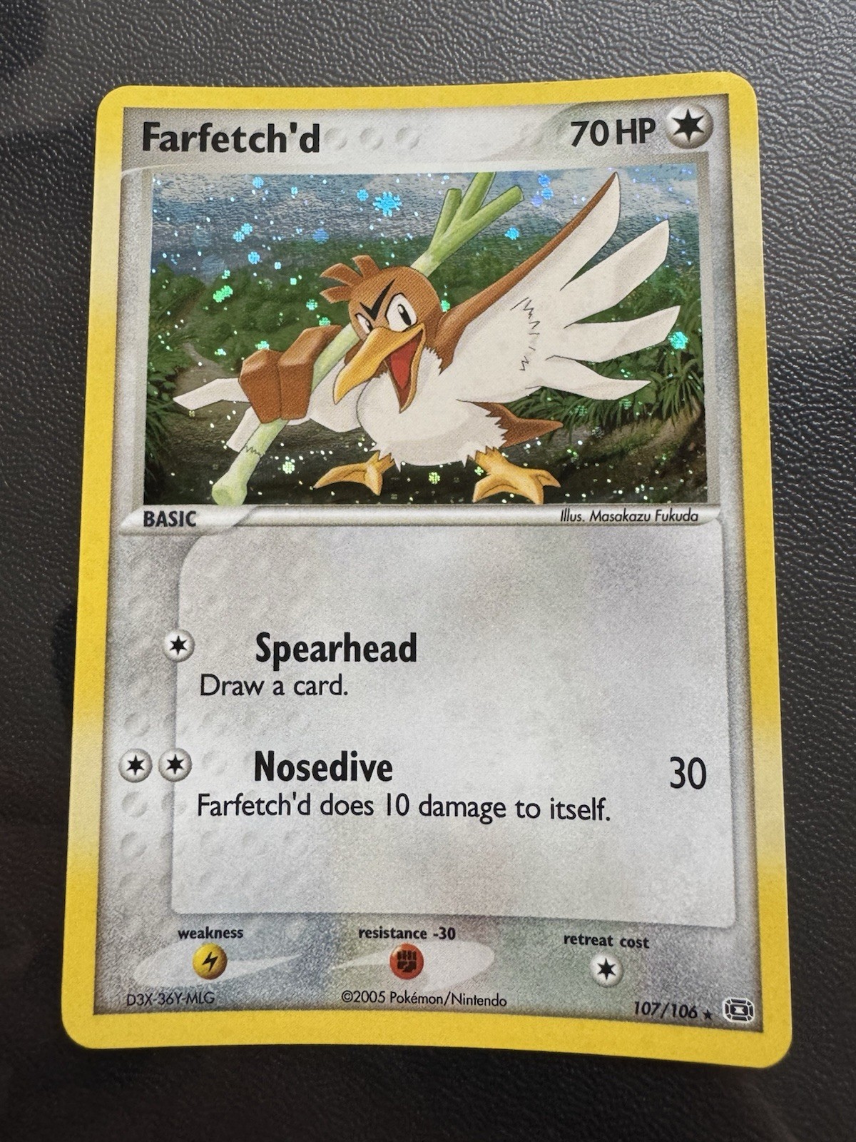 Farfetch'd (Secret Rare) 107/106 Emerald Holo