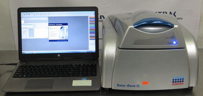 Qiagen Rotor-Gene Q 2plex Real-Time PCR Cycler w/ 36 Slot Rotor, Laptop Software