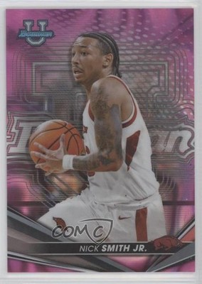 2022-23 Bowman U Best Pink Lava Refractor 40/100 Nick Smith Jr #85 0z0v