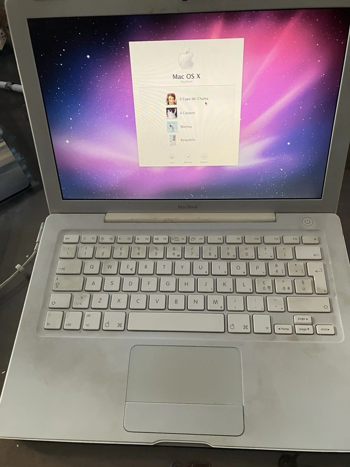 APPLE MACBOOK 13 BIANCO 2011 2 GHz INTEL CORE DUO MAC OS X 10.6.8 - Immagine 2 di 4