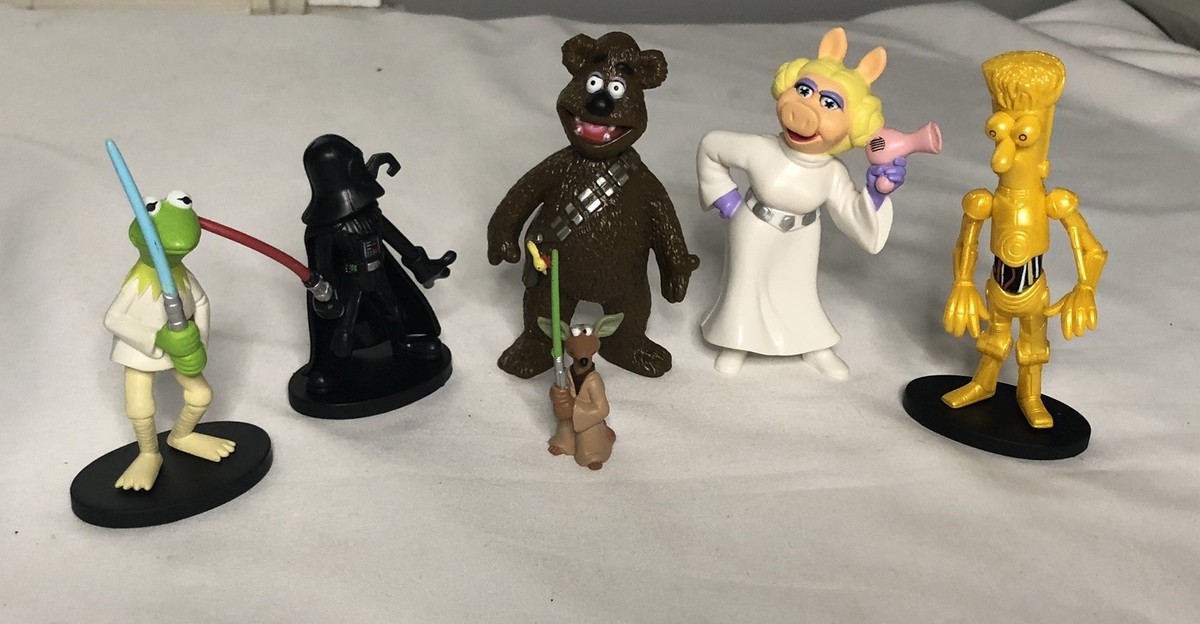 Rare 2008 Star Wars The Muppets Collectible Figures Disney Parks
