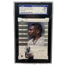 Michael Wiley 2000 Upper Deck Graded #124 Rookie Card /1325 SGC 92 8.5 Cowboys. rookie card picture