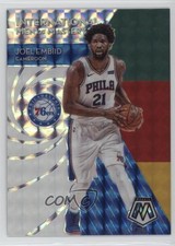 2019 Panini Mosaic International Men of Mastery Silver Prizm Joel Embiid #1 d4y