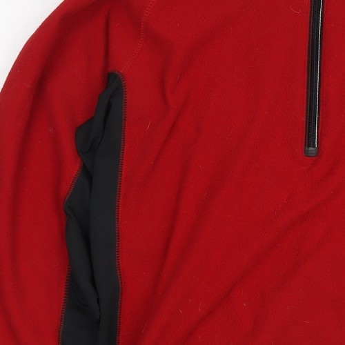 Roter ALS Pullover Sweatshirt für Herren, Large, Reißverschluss, Fleece - Bild 5 von 12