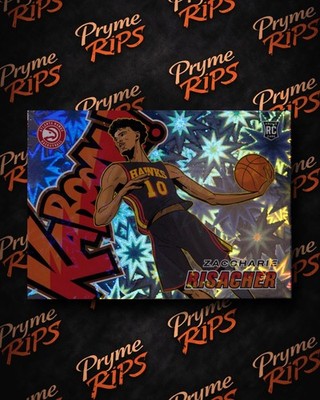 Zaccharie Risacher- 2024-25 Panini Revolution #16 Horizontal Kaboom RC SSP