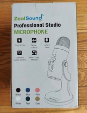 Zeal Sound Professional Studio Microphone - Black - Plug Play - Brand New