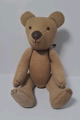 Vintage Handmade Riet Fennema 15 Inch Wool Jointed Teddy Bear 