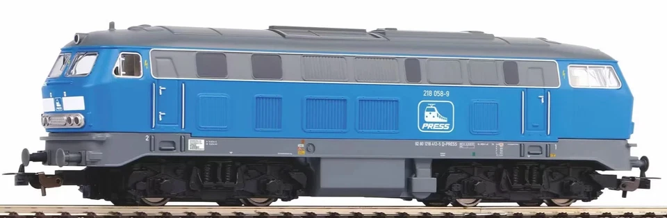 PIKO 98552B BR 218 PRESS Wechselstrom mit Sound Diesellok LED ws/rt EpVI NEU OVP - Bild 4 von 4