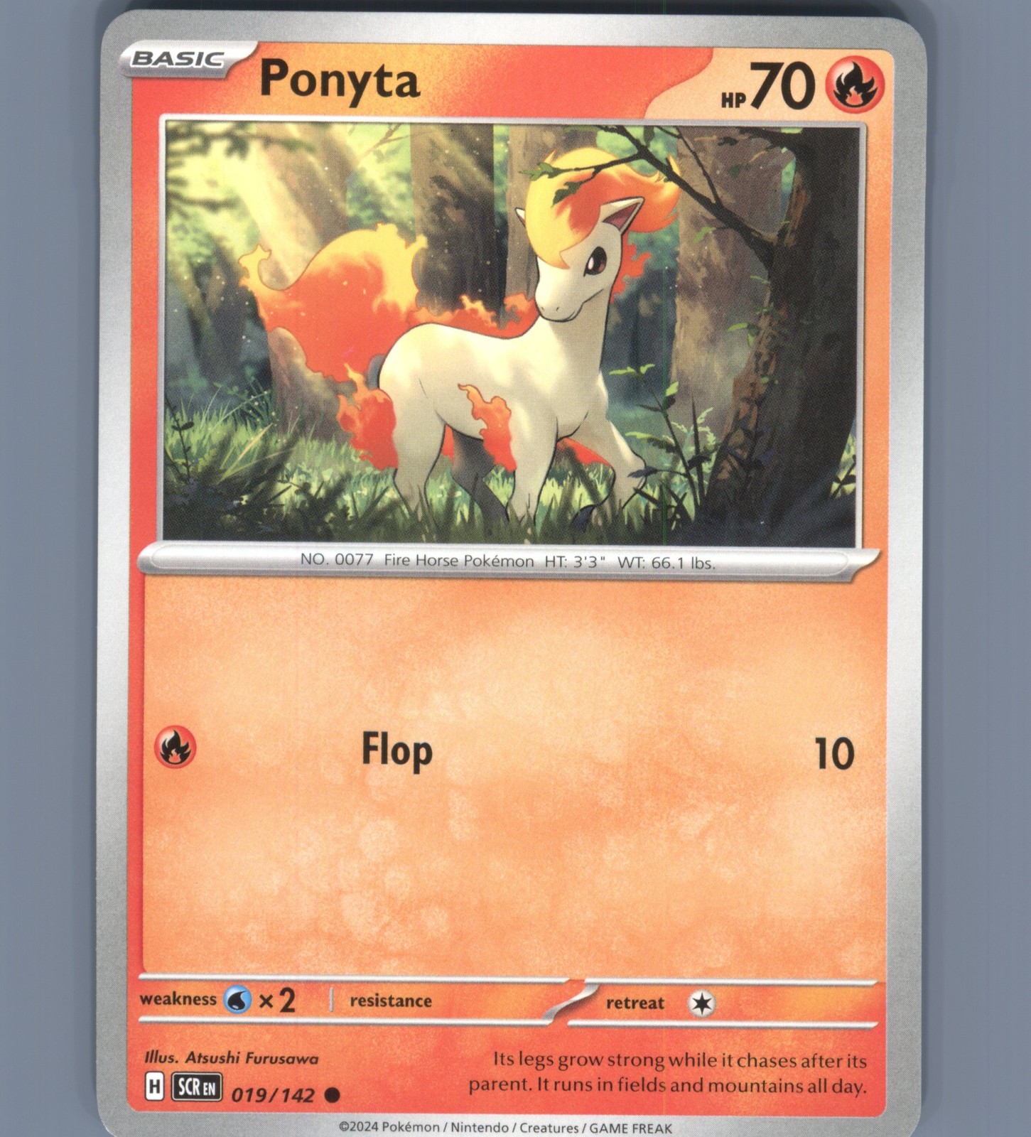 Ponyta Common SV07: Stellar Crown 019/142 NM English