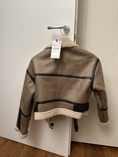 Zara Giubbotto Corto Double Face XS