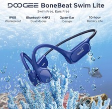 Bone Conduction Headphones IPX8 Waterproof Swimming Headphones Open Ear /blue