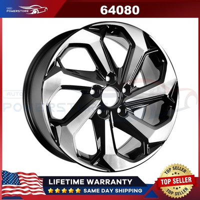 #ad New Wheel For 2016 2017 Honda Accord 17 Inch Machined Black Alloy Rim $149.95