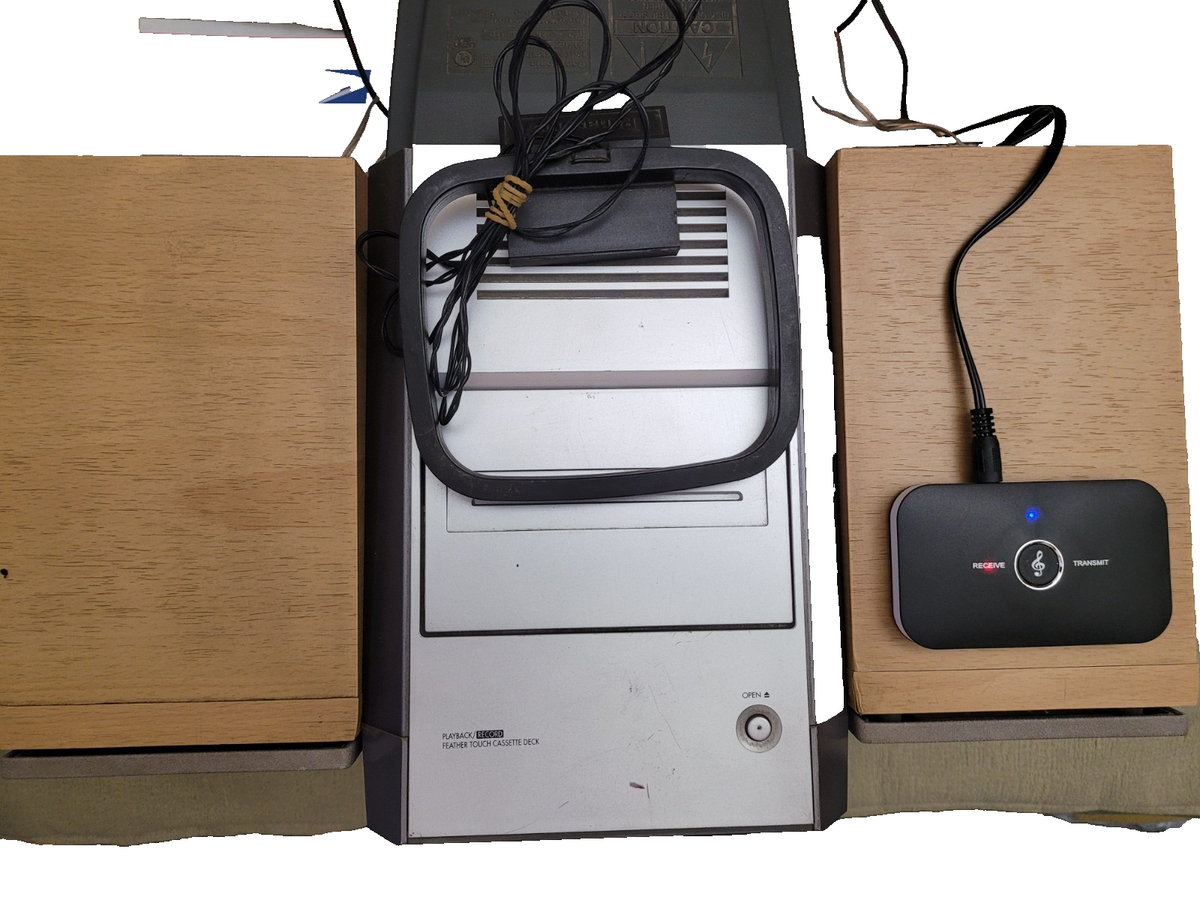 Panasonic SA-PM193 Bookshelf Stereo 5-Disc CD Tape Recorder Radio