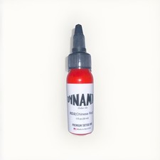 Dynamic RD2 Chinese Red Tattoo Ink Vegan Sterilized 1 fl oz 30 ml