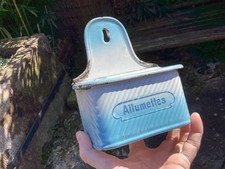 Ancienne boîte à allumettes en tôle émaillée B.Frères