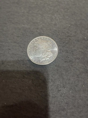 1878-S Morgan Silver Dollar.  Brilliant unc 90% finest silver first year issue