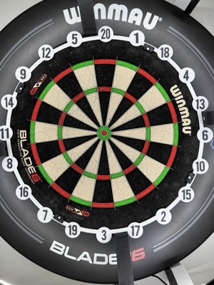 Große 3D Druck Dartscheibe Zahlenring Runde Tabs Große Zahlen Mehrfarbig