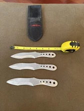 7” Gil Hibben Competition Throwing Knife Set of 3 with Sheath GH5030