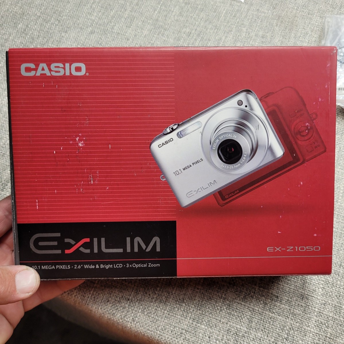 Casio Digital Camera Exilim EX-Z1050 10.1MP Black Tested Full