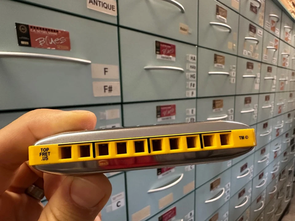 Seydel Blues Session Steel - D - Самое простое в игре издание TopFret - Бесплатная доставка по США - Изображение 3 из 4