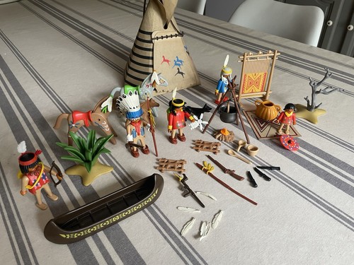 Playmobil Western Indiens – Chef De Tribu, Vintage 2002, Bon état