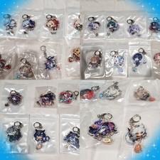Lot of 40 Genshin Impact Arylic Keychains - Mondstaff Liyue Inazuma Sumeru