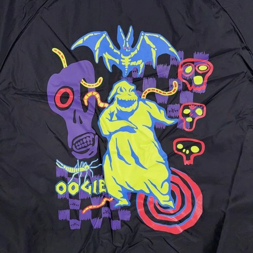 Vans Jacket Mens Medium Black Nightmare Before Christmas Oogie Boogie Coach image 7