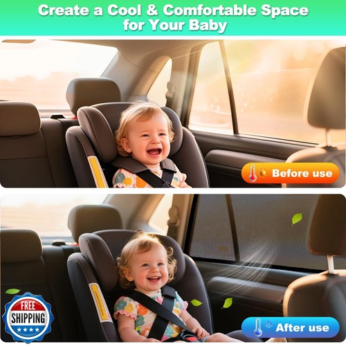 KOCZIL 2011-2023 4Runner Window Shades -Car Window Shade for Baby and Driver, - Picture 4 of 5