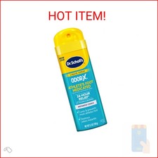 Dr. Scholl's ODOR-X ATHLETE'S FOOT MEDICATED LIQUID SPRAY, 5.3 oz // 24-Hour Rel