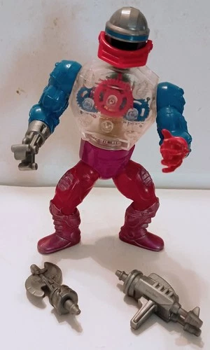 VTG 1984 Mattel ROBOTO Motu He-Man Action Figure Complete