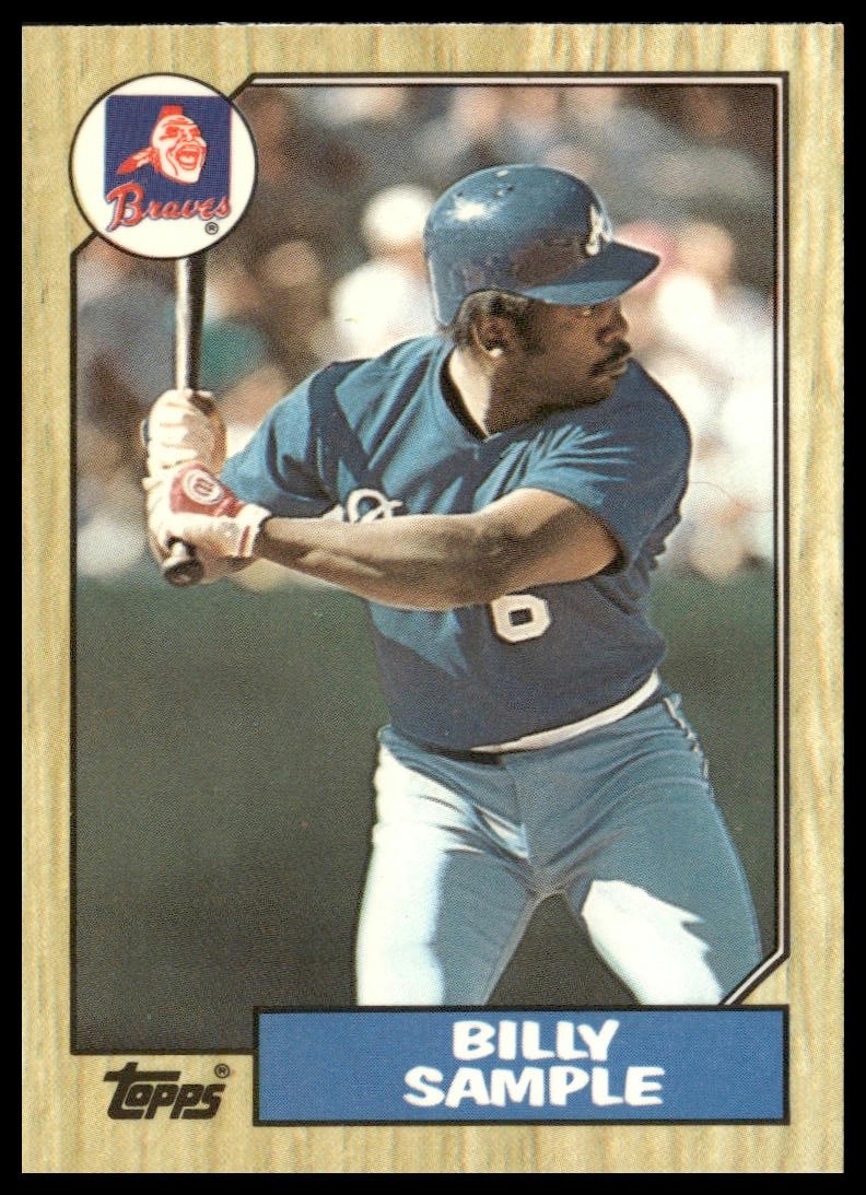 1987 Topps #104 Billy Sample Collector's Edition (Tiffany)