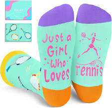 Funny Socks - Cheerleader Tennis Swimming Hiking Running Gifts for Girls