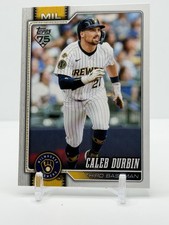 2026 Topps #297 Caleb Durbin Milwaukee Brewers