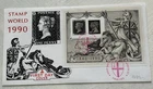 GB QEII 1990 Penny Black Anniversary Minisheet Mercury Embossed FDC CityOfLondon