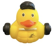 Gym Rubber Duck With Muscles, Exercise Weightlifter Rubber Duck With Abs