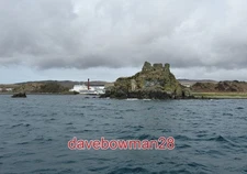 PHOTO  DUNYVAIG CASTLE BEFORE LAGAVULIN DISTILLERY THE RUINS OF THE ANCIENT DUNY