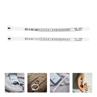  2 stücke Ring Gauge Multisizer Wirtschaftlich Finger Schmuck Sizer Gauge für